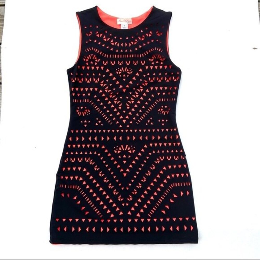 Mara Hoffman Swim Laser Cut Swim Mini Dress NWOT L - Picture 3 of 13